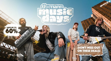 Thomann Music Days: Amazing Discounts of Up to 60% Off Instruments, Studio Gear, and More