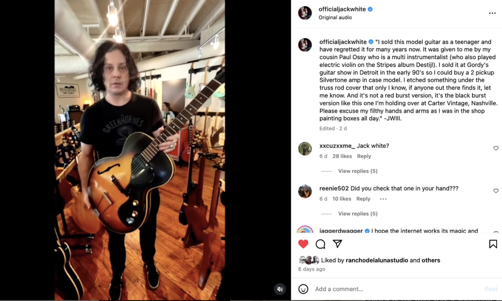 Jack White's Lost Love