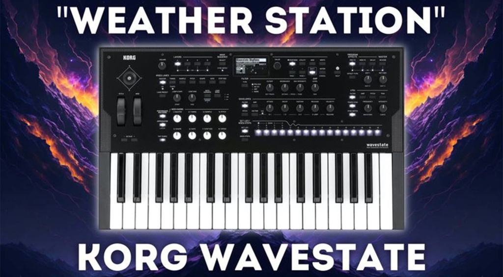 KAV Korg Wavestate Weather Station