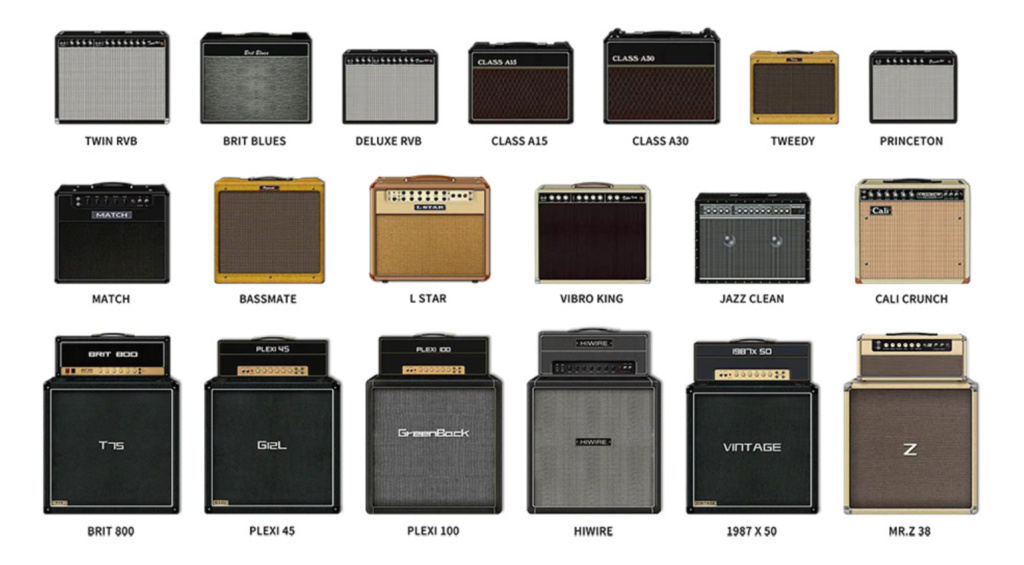 Amp Academy Stomp included amp models