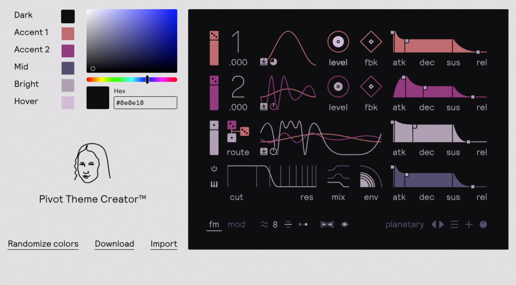 Pivot Theme Editor