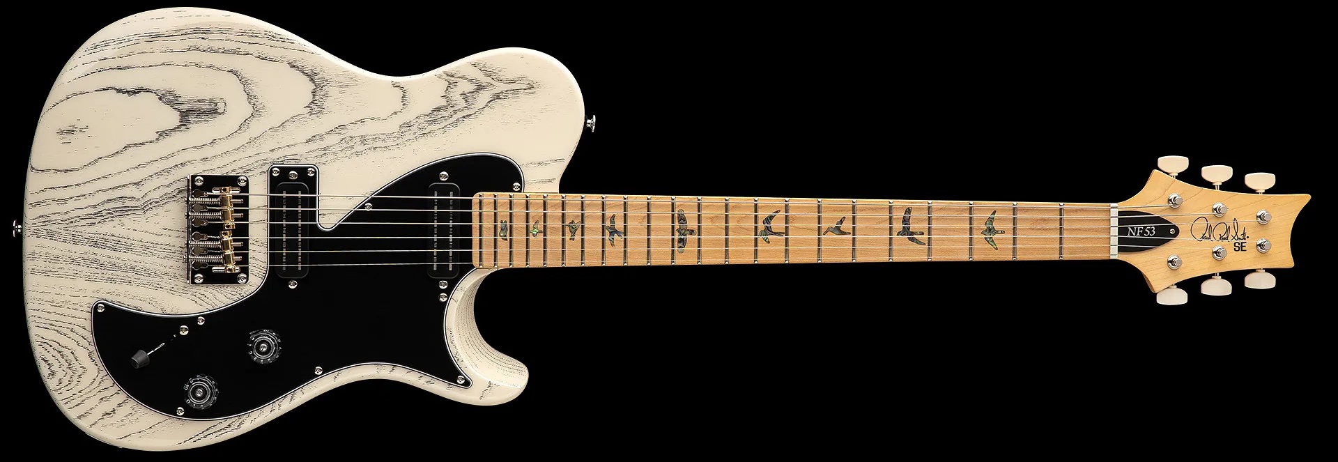 PRS SE NF 53 White Doghair
