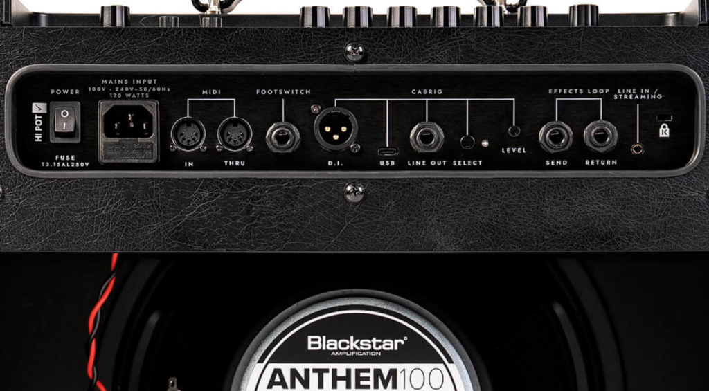 MIDI connections on the ID:X 100