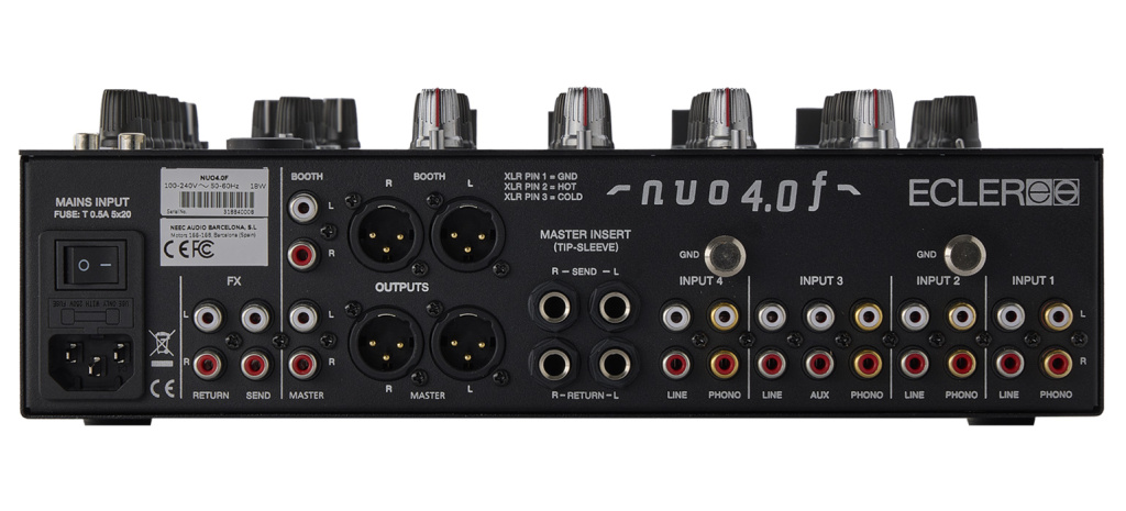 Ecler NUO4.0F Connectivity