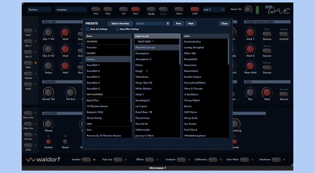 Waldorf Microwave 1 Plugin V2