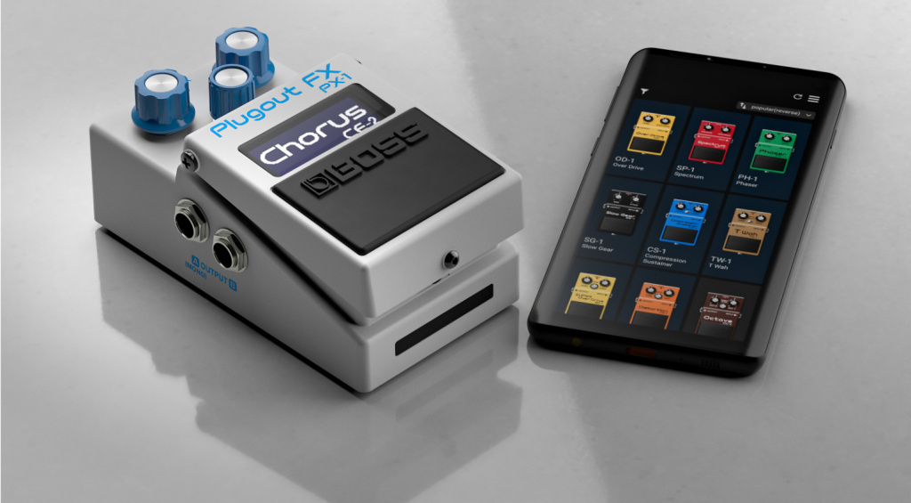 Boss PX-1 Plugout FX: Sixteen classic Boss pedals in one Stompbox!