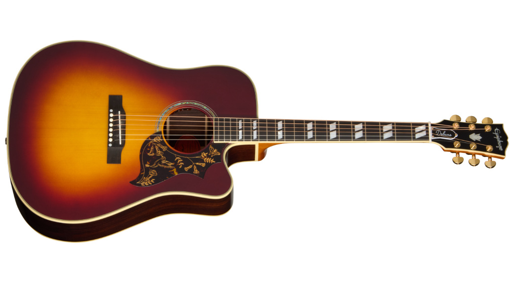 Epiphone Hummingbird EC Atumn Burst