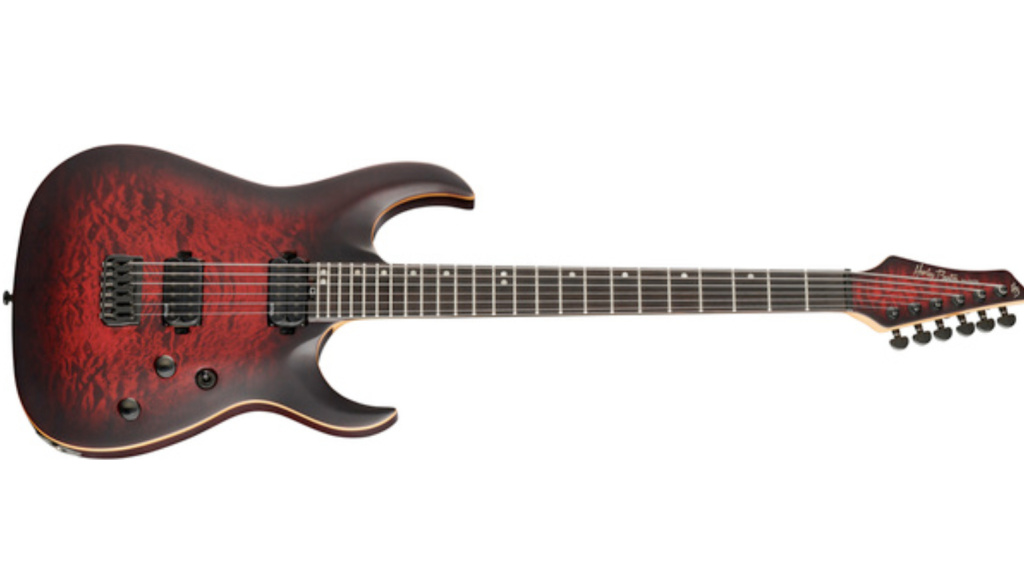 Harley Benton Amarok-BT BKRD Quilted Burst 