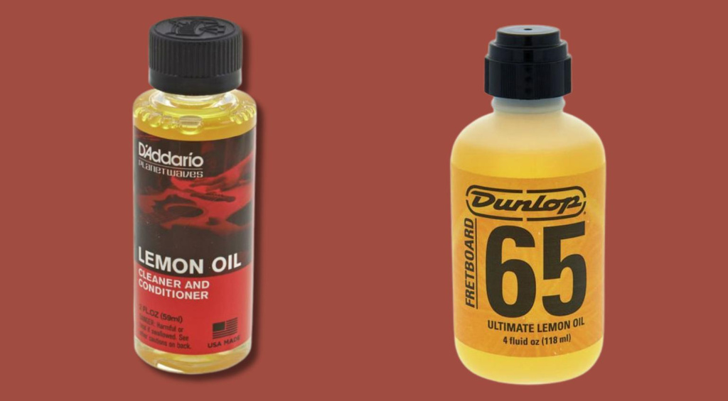Lemon oil guitar maintenance