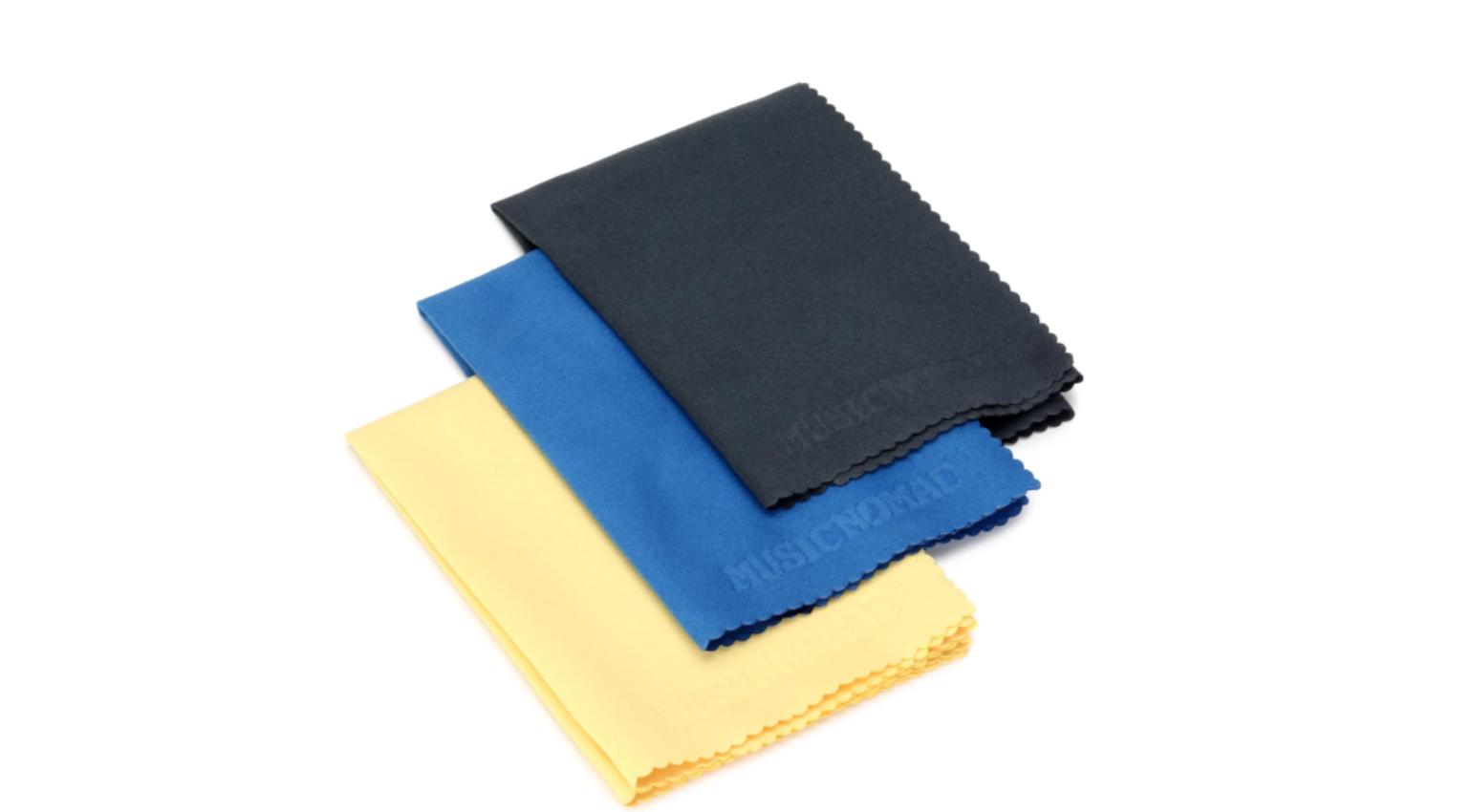 MusicNomad Super Soft Microfiber Suede Polishing Cloth (3-pack)
