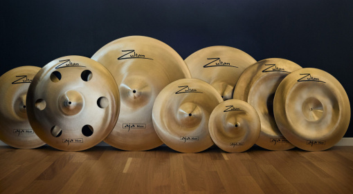 Zultan Cymbals Releases Aja Blaze: Sandblasted Cymbal Series for Beginners