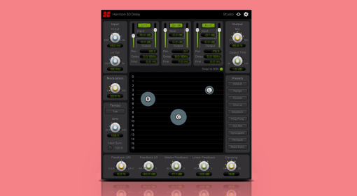 Harrison 3D Delay: A Free Delay Plugin for your DAW
