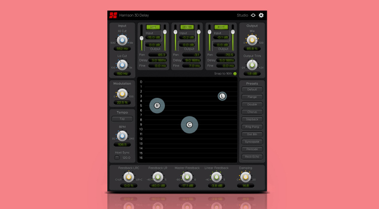 Harrison 3D Delay: A Free Delay Plugin for your DAW