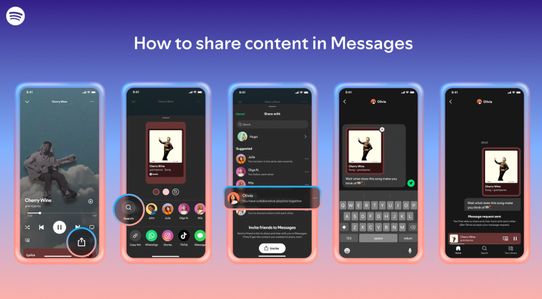 Spotify Messages