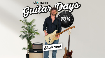 Guitar Days at Thomann: 500 Deals With up to 70% Off - Save for 10 Days, Starting Now!