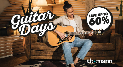 Guitar Days at Thomann: More Than 500 Deals With up to 70% Off