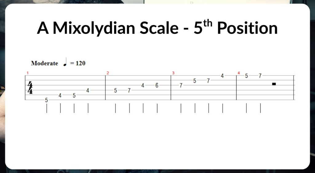 A Mixolydian cool backing tracks 