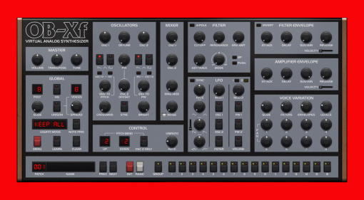 Oberheim OB-X emulation synth journal teaser