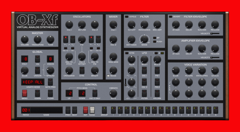 Oberheim OB-X emulation synth journal teaser