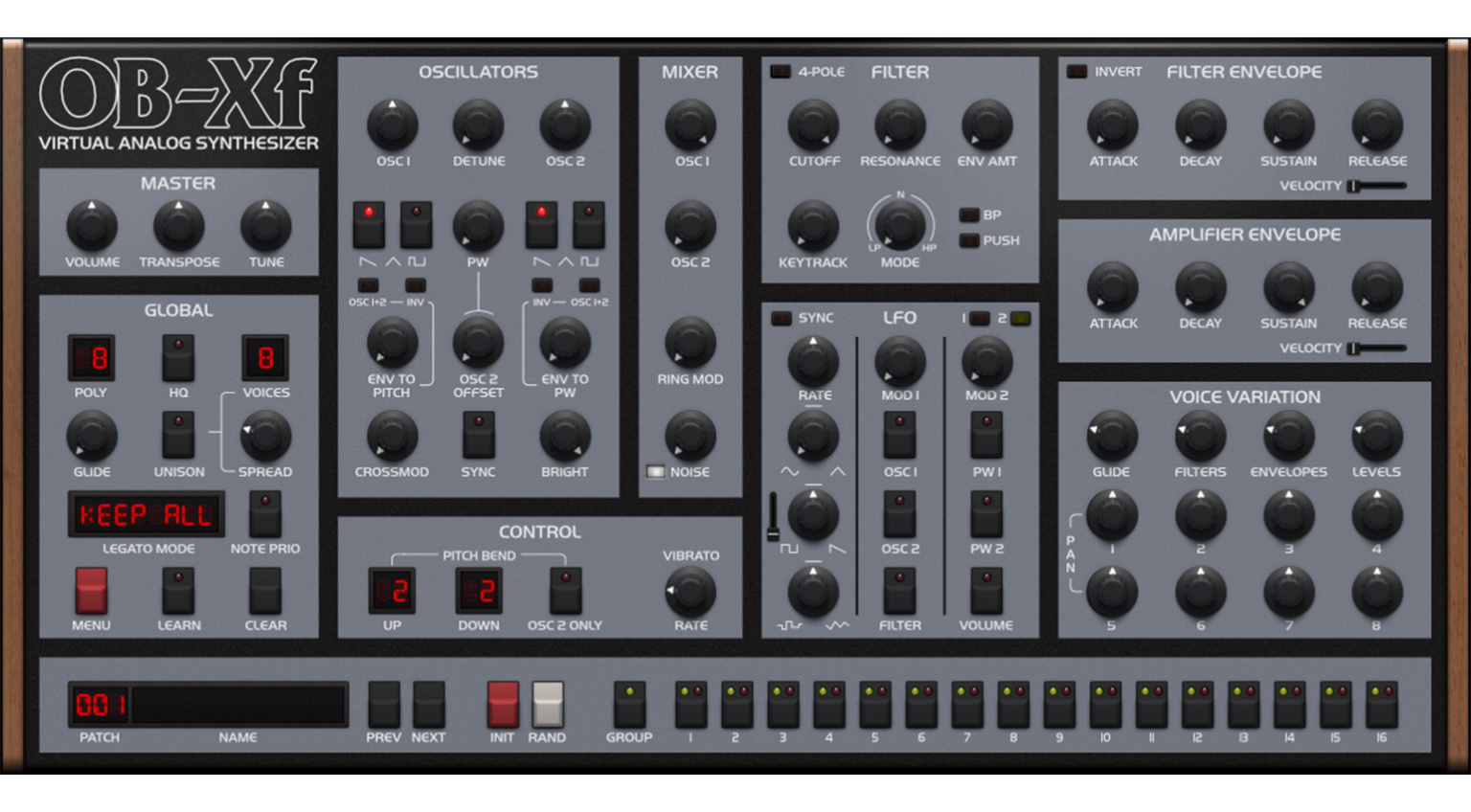 New Free Oberheim OB-X Emulation Plugin, More: Synth Journal - gearnews.com