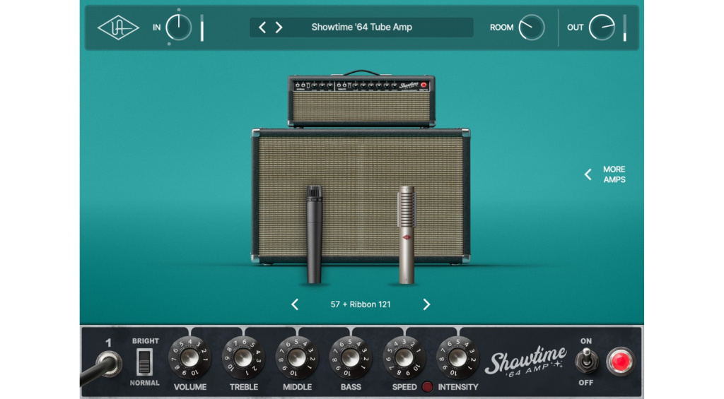 UAD Showtime '64 Tube Amp - Ribbon Mics