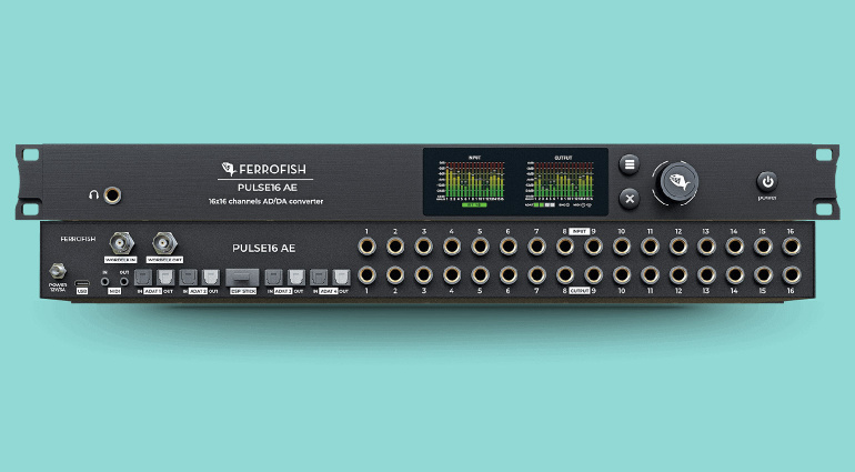 Ferrofish Pulse16 AE: High-Quality Multichannel Conversion at an Affordable Price