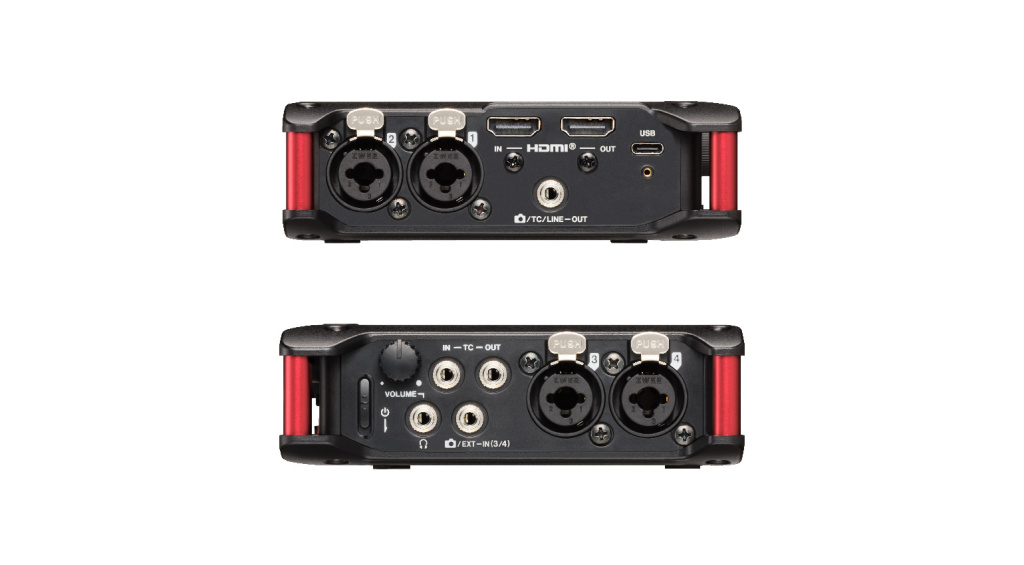 TASCAM FR-AV4 Side views