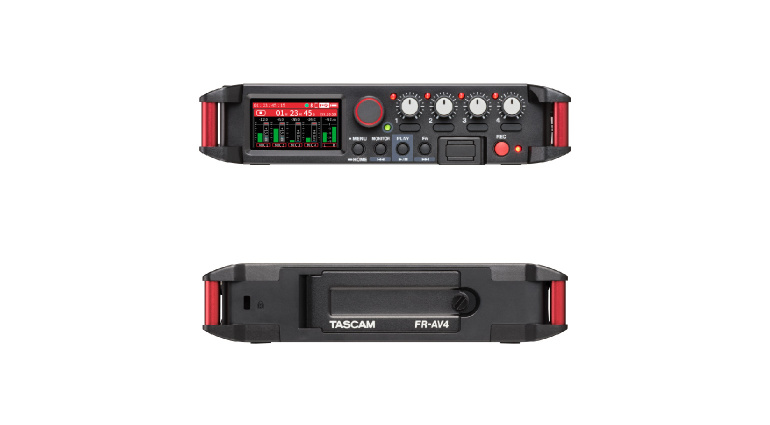 TASCAM FR-AV4 Front/Rear views