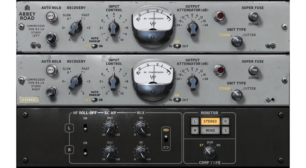Altec RS124: Waves Abbey Road RS124
