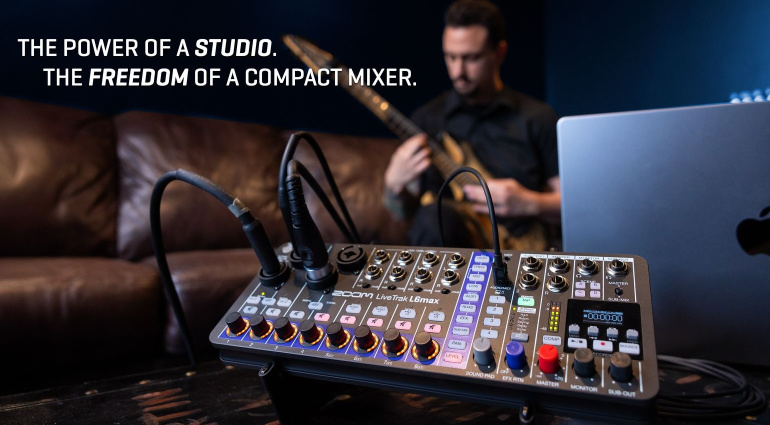 Zoom LiveTrak L6max: Audio Interface