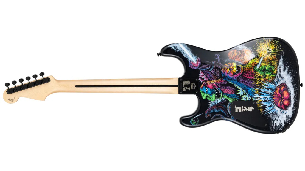 Godzilla Stratocaster rear