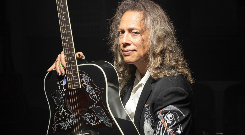 Gibson Custom Kirk Hammett Raven Acoustic Guitar