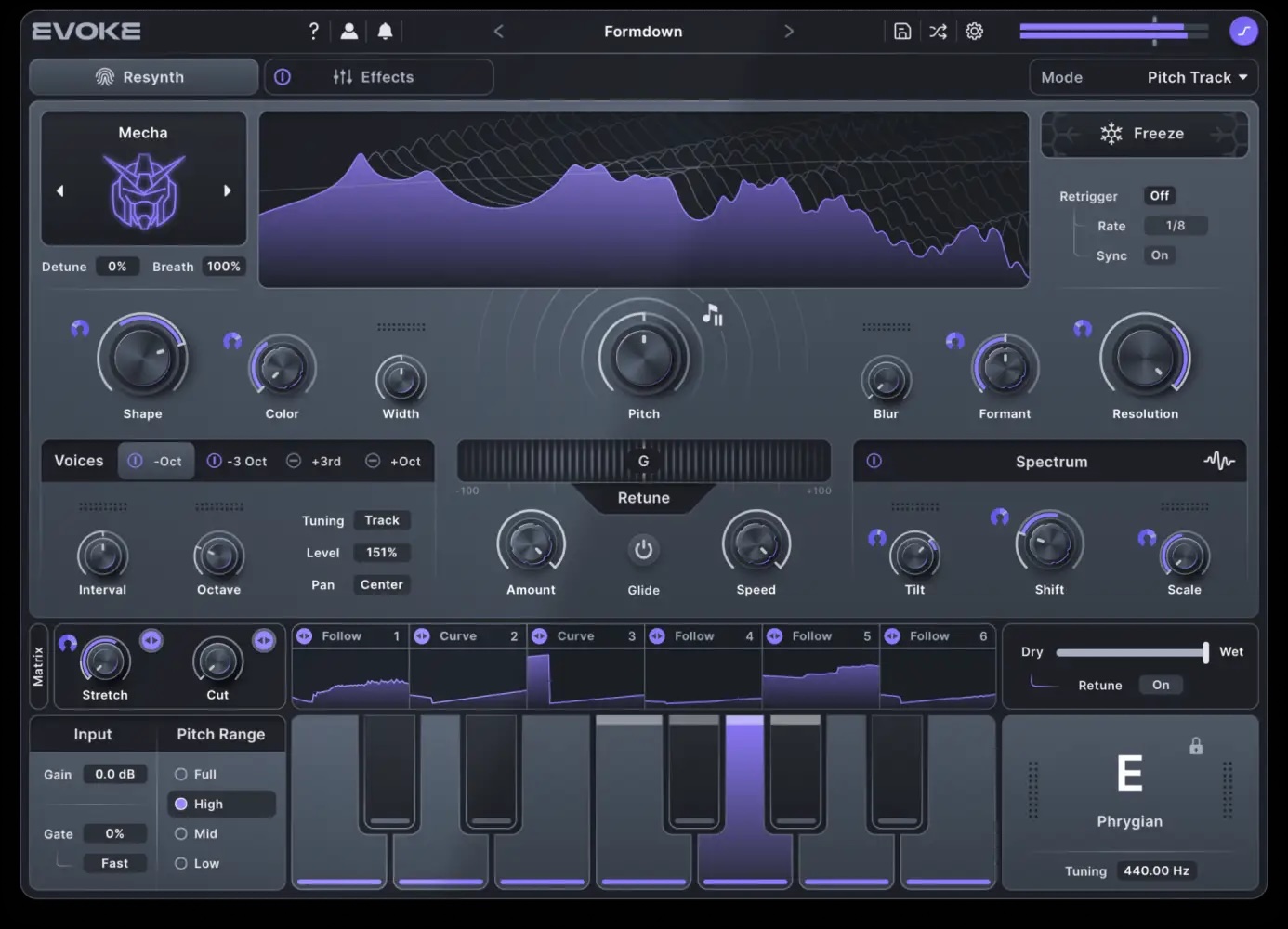 Minimal Audio Evoke