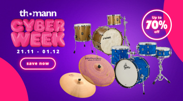 The Best Drum Deals for Thomann Cyberweek 2025: Efnote, Sonor, Zildjian, and more!