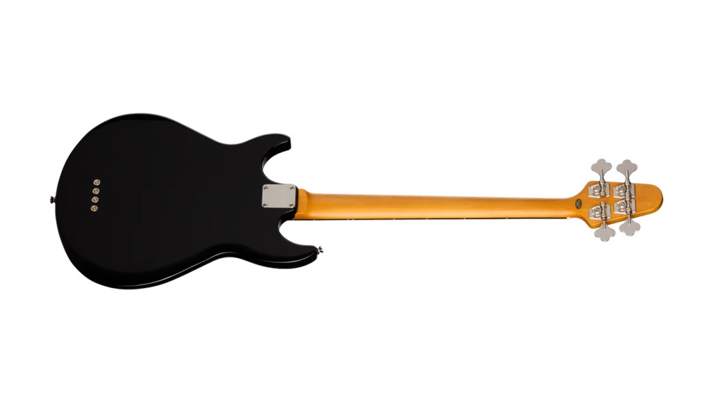 Parte trasera del bajo con cuerdas a través del cuerpo · Fuente: Gibson