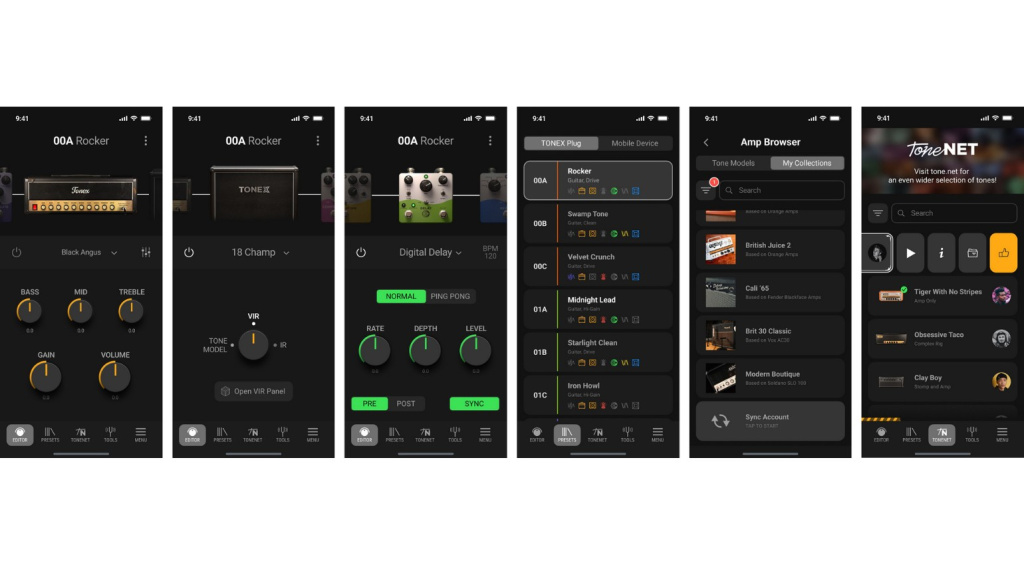 IK Multimedia ToneX Plug on your smartphone