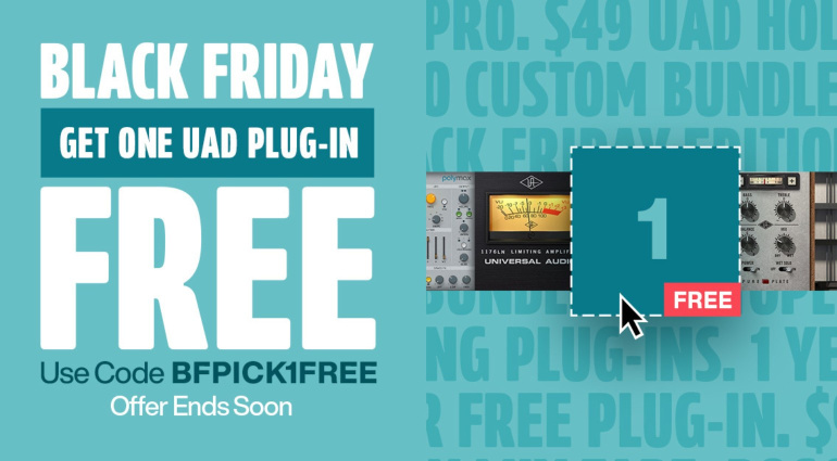 UAD PLUGIN GIVEAWAY 2025: Get a Free Plugin From Universal Audio - But Only for a Few Hours!