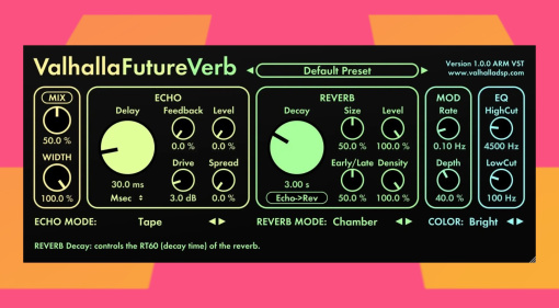 ValhallaFutureVerb: This New ValhallaDSP Plugin Sounds Like the Future - Only $50!