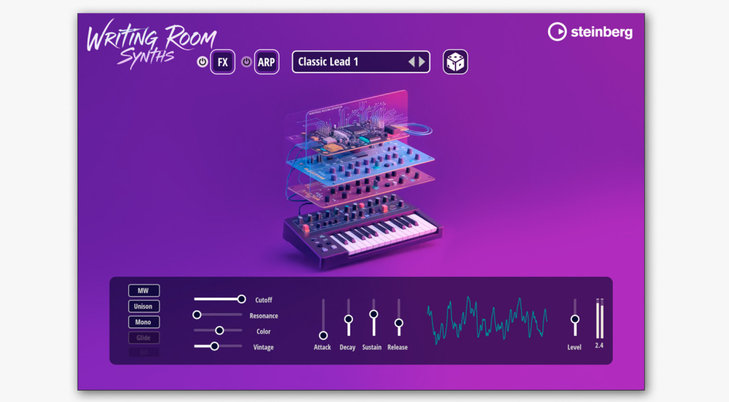 Steinberg Cubase 15 Writing Room Synths