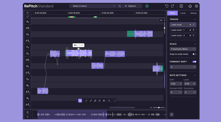 Synchro Arts RePitch 2 adds Intuitive Transient Detection