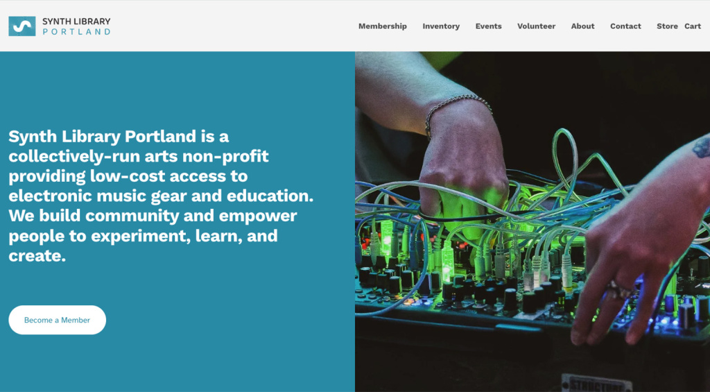 Synth Library Portland