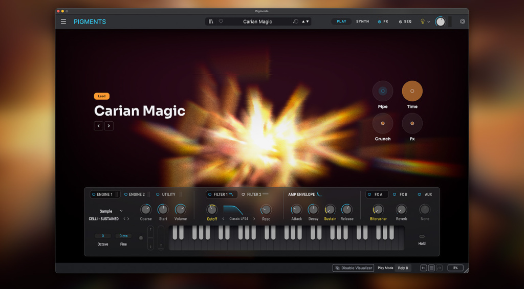 Arturia Pigments 7 Play View