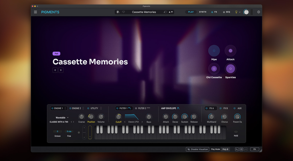 Arturia Pigments 7 Play View