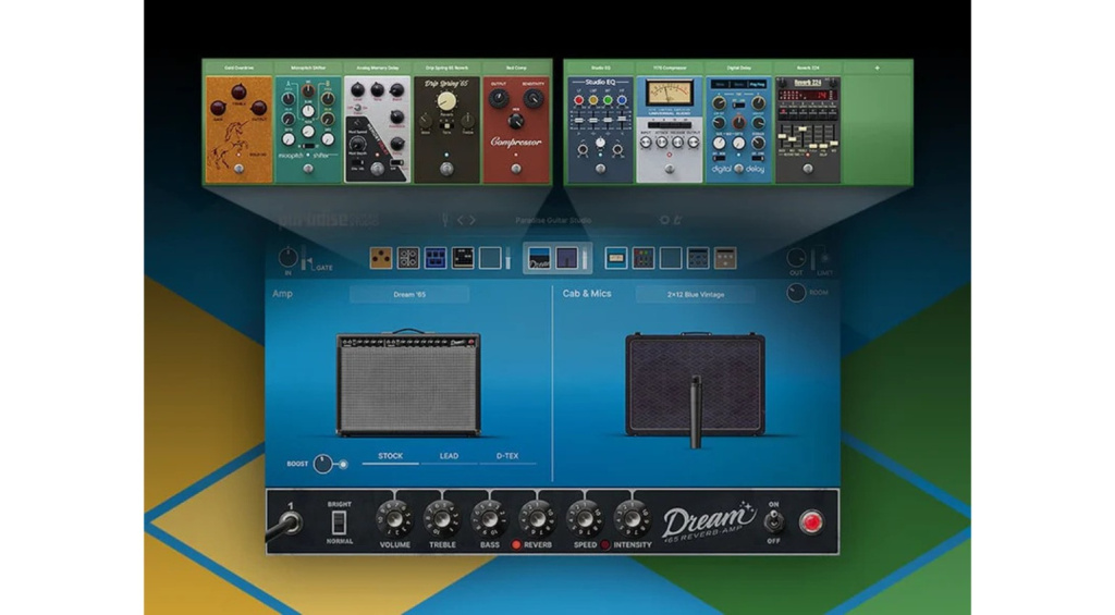 Find tones faster with Paradise Guitar Studio