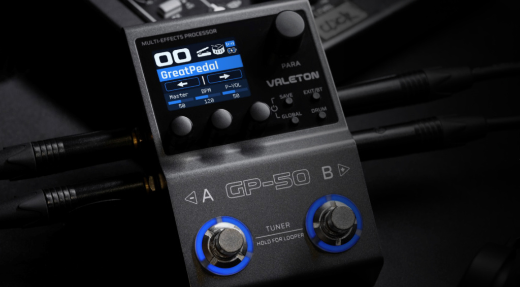 Valeton GP-50 with stereo out and a larger display