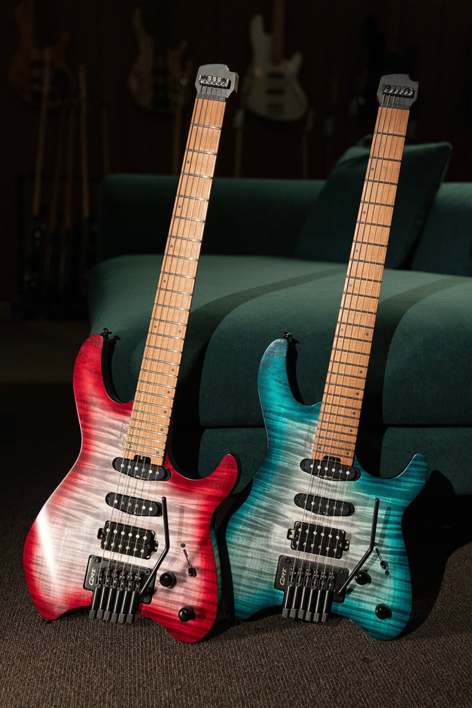 Cort Space G6TR in Semi-Gloss Lava and Semi-Gloss Lagoon