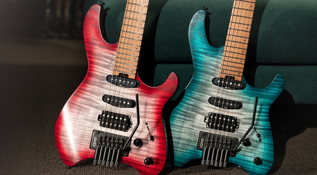 Cort Space G6TR: New $879 Headless Guitar!
