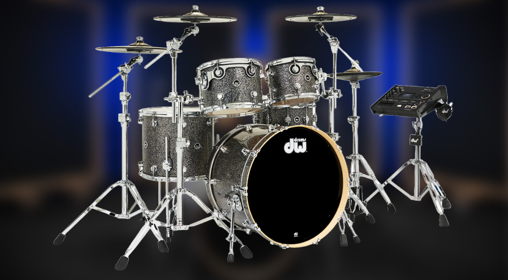 DWe x Roland 5-piece in Black Galaxy