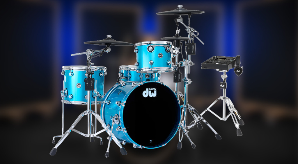 DWe x Roland 4-piece in Laser Blue