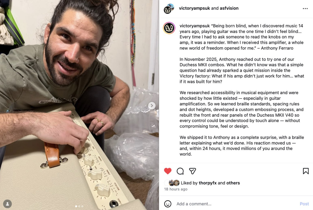 Victory Amps Custom Braille Amp